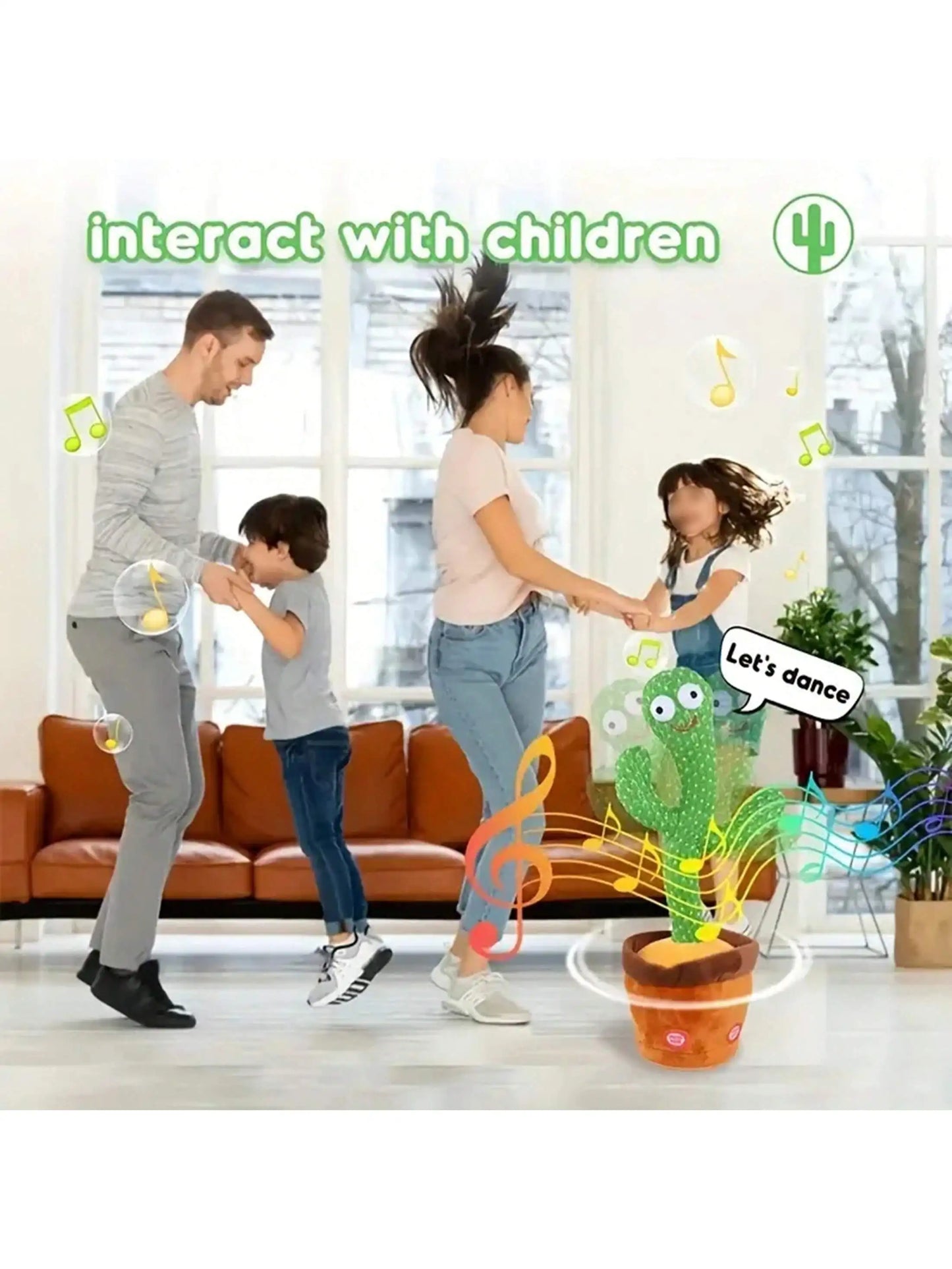 Dancing Talking Cactus Toy β Singing & Mimicking