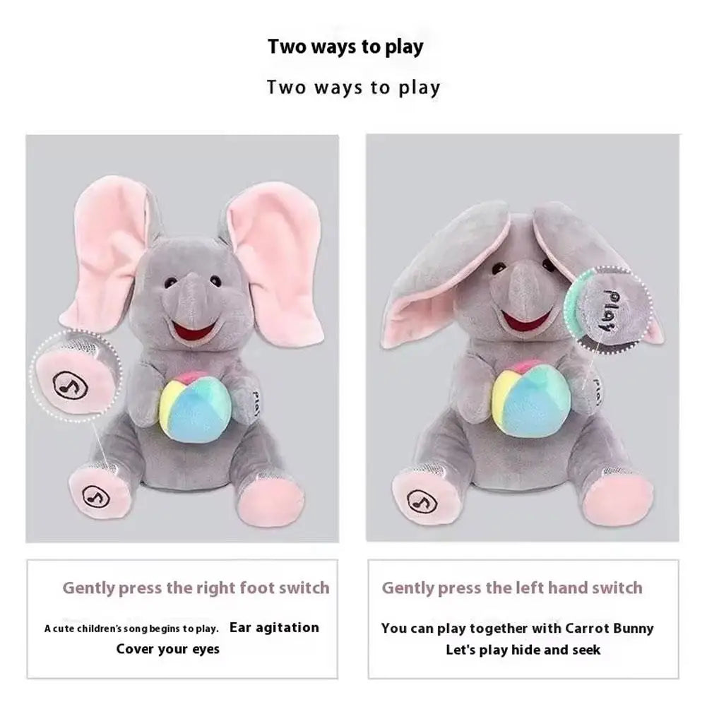 Hide & Seek Elephant Plush Toy with Songs