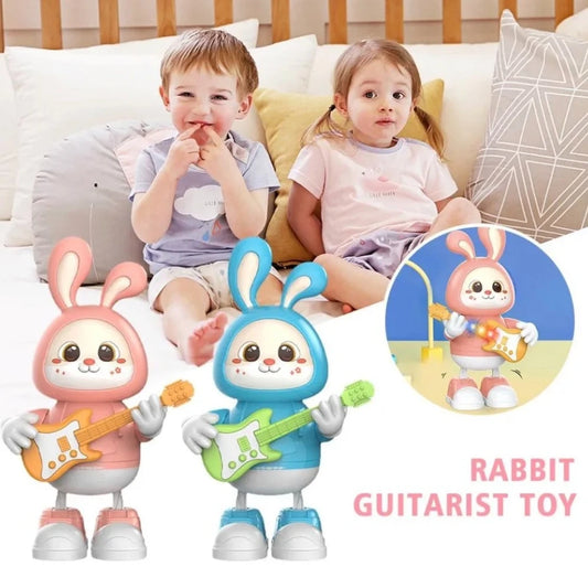 Dancing Bunny Guitarist Toy with Music & Lights