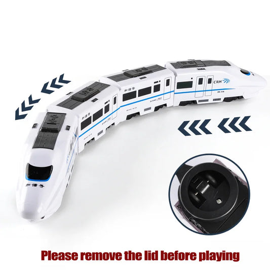 Electric Bullet Train Toy with Lights