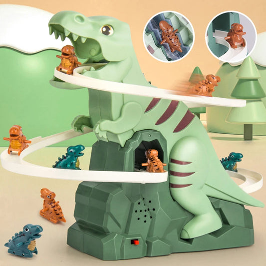 Electric Dinosaur Climbing Slide Toy with Music