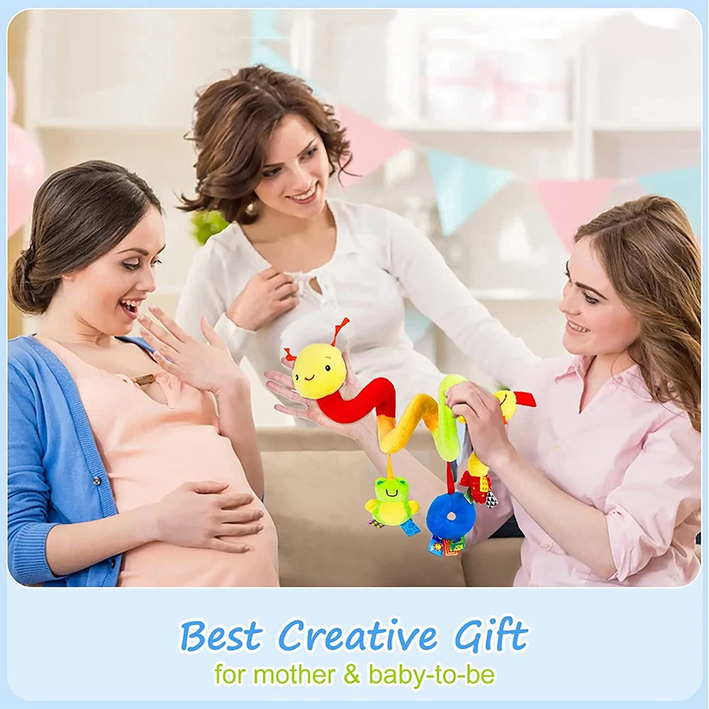 Musical Spiral Hanging Rattle Toy for Baby