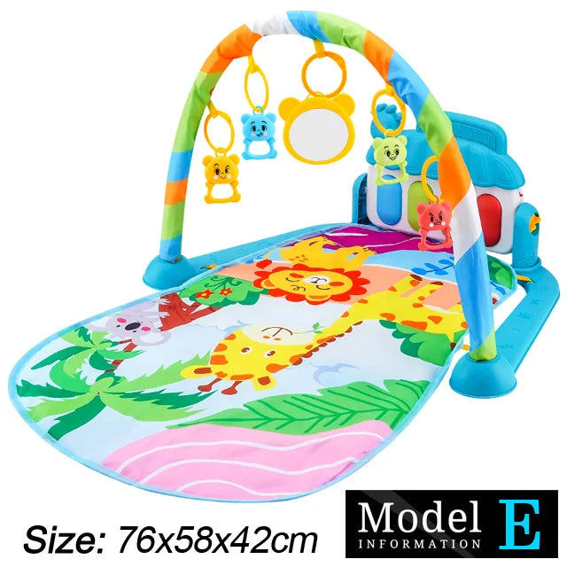 Baby Play Gym Mat with Piano & Music
