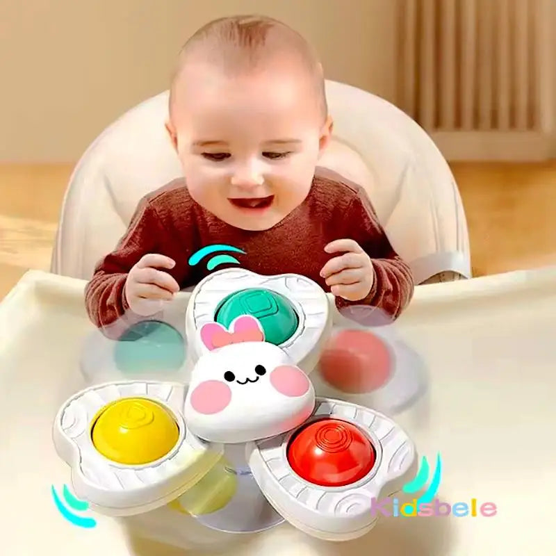 Baby Suction Cup Fidget Spinner Toy Set (3 PCS)