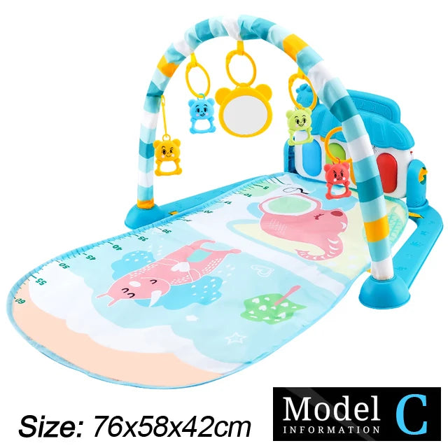 Baby Play Gym Mat with Piano & Music