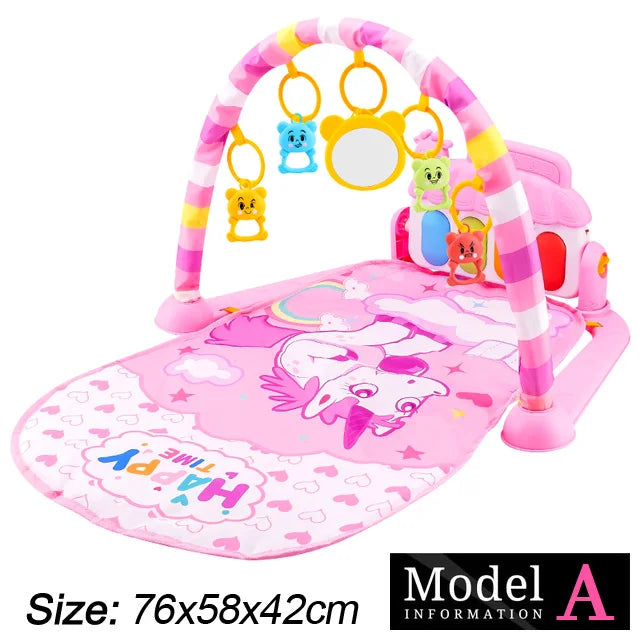 Baby Play Gym Mat with Piano & Music