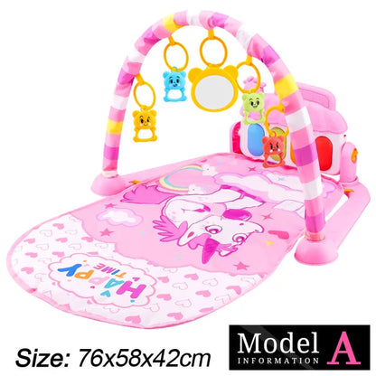 Baby Play Gym Mat with Piano & Music