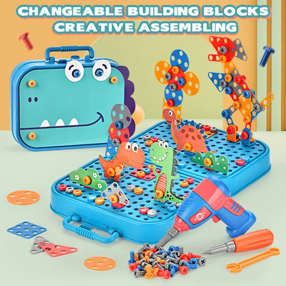 Kids Electric Drill Tool Set & 3D Puzzle