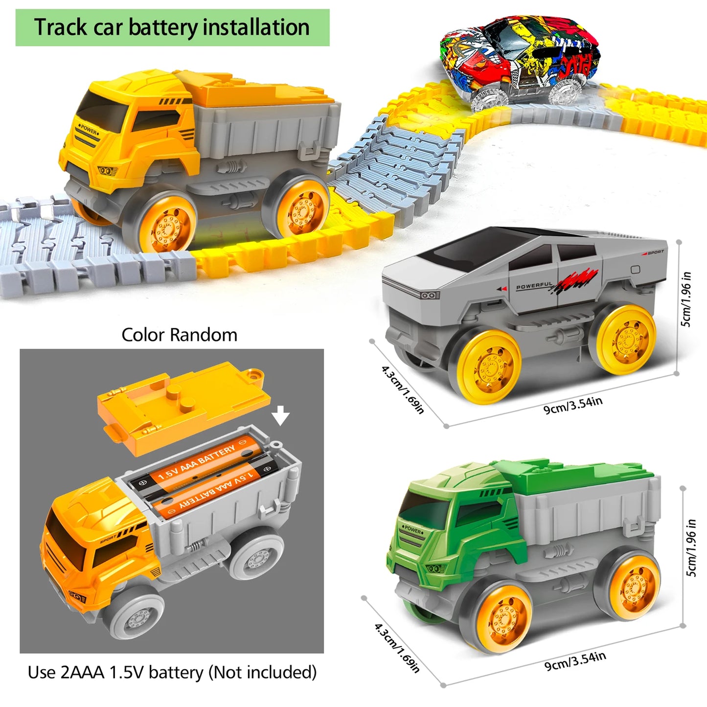 Anti-Gravity Dinosaur Race Track Set