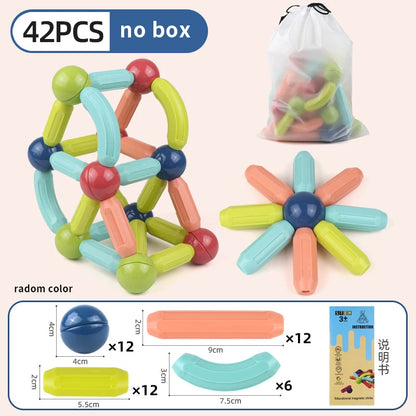 Magnetic Stick & Rod Building Blocks Set