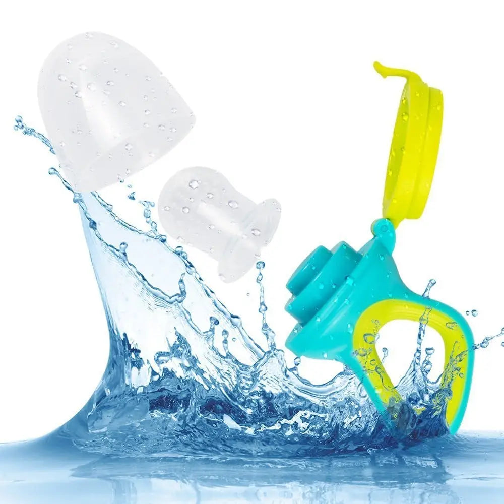 Silicone Squeeze Feeding Spoon & Baby Feeder Set