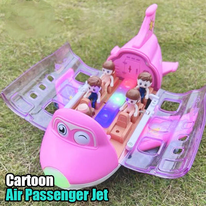 Electric Airplane & Car Model Toy with Music & Lights