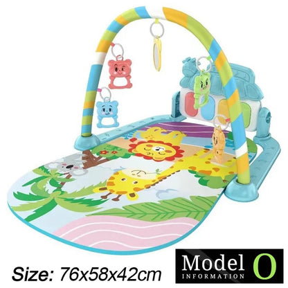 Baby Play Gym Mat with Piano & Music