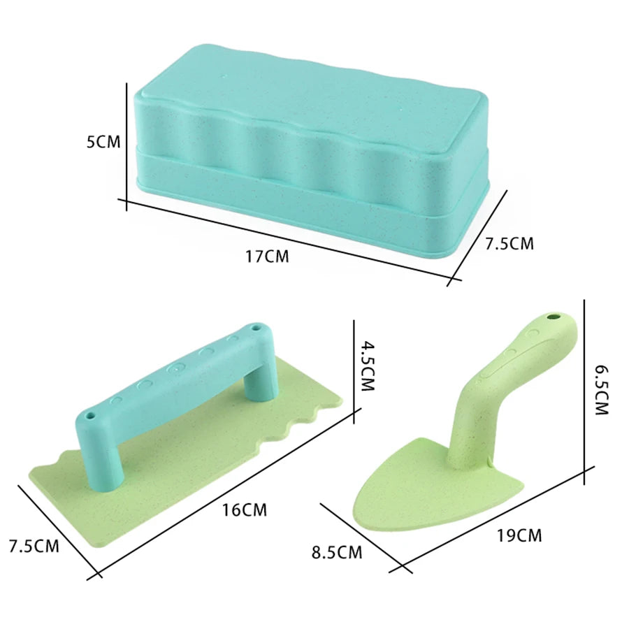 Sand & Snow Castle Mold Set (3 Pieces)