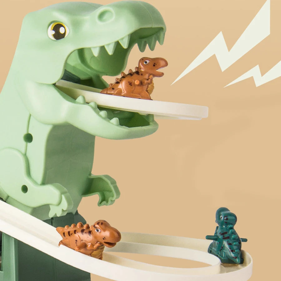 Electric Dinosaur Climbing Slide Toy with Music