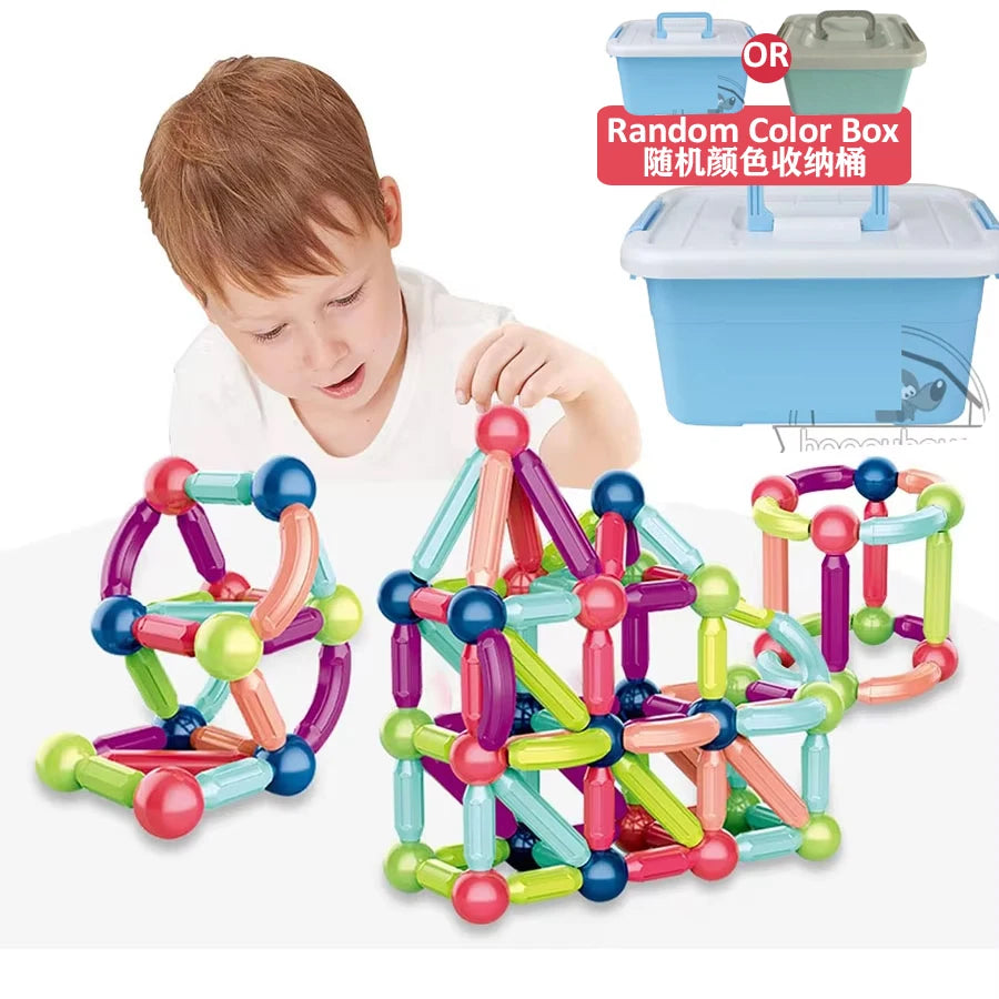 Magnetic Stick & Rod Building Blocks Set