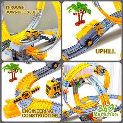 Anti-Gravity Dinosaur Race Track Set