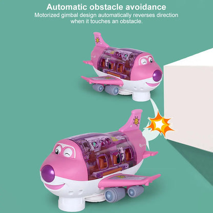Electric Airplane & Car Model Toy with Music & Lights