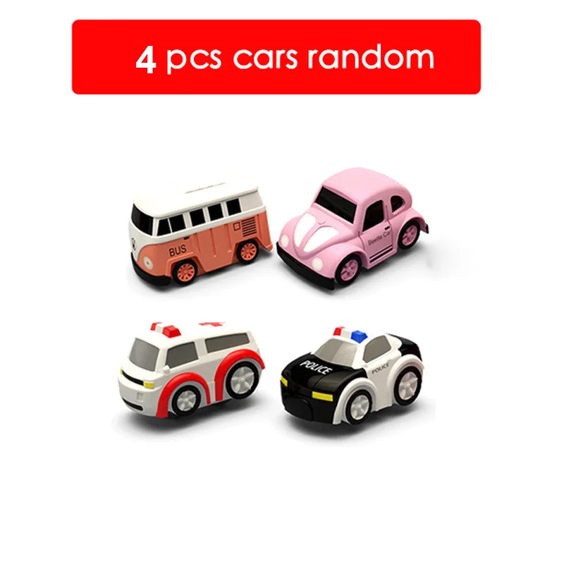 Racing Rail Car Track Adventure Set with Animals & Space