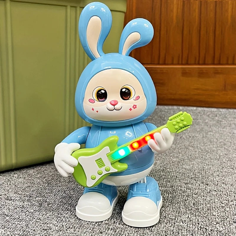 Dancing Bunny Guitarist Toy with Music & Lights