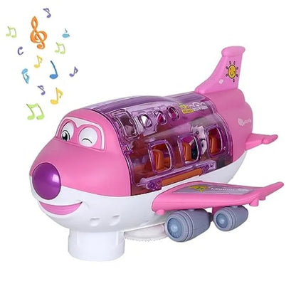 Electric Airplane & Car Model Toy with Music & Lights