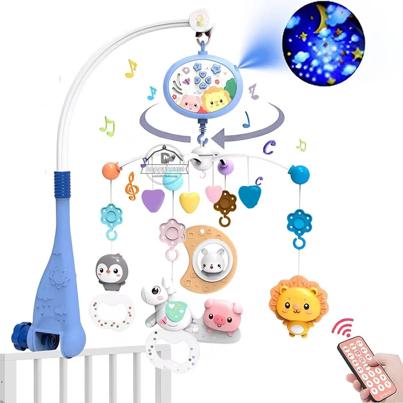 Baby Crib Mobile with Music, Lights & Projection