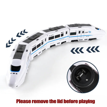 Electric Bullet Train Toy with Lights