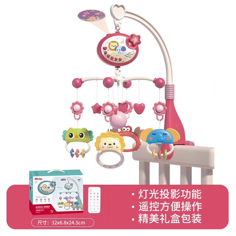 Baby Crib Mobile with Music, Lights & Projection