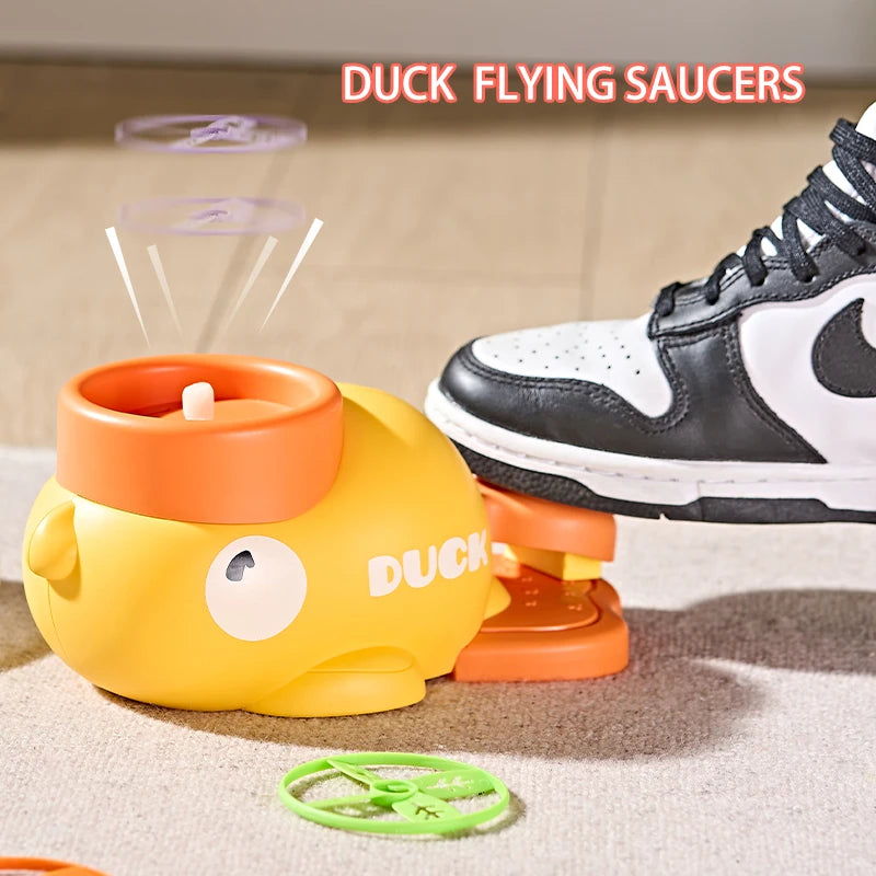 Flying Disc Rocket Launcher Outdoor Toy