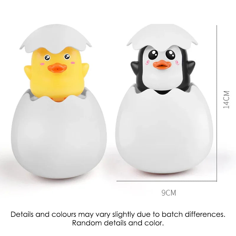 Duck & Penguin Water Spray Bath Toy Set
