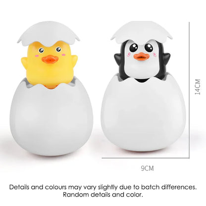 Duck & Penguin Water Spray Bath Toy Set
