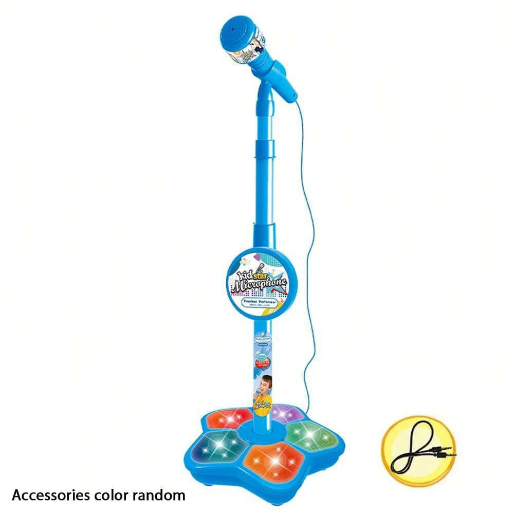 Kids Karaoke Microphone Stand Toy Set