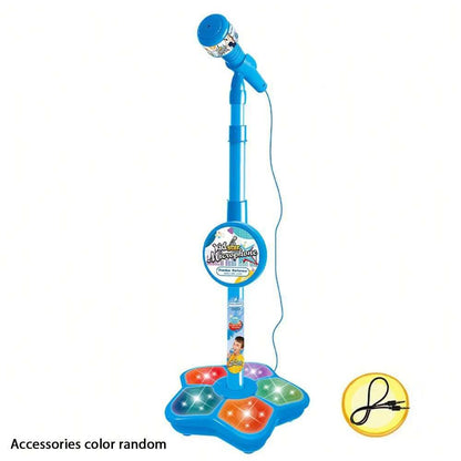 Kids Karaoke Microphone Stand Toy Set
