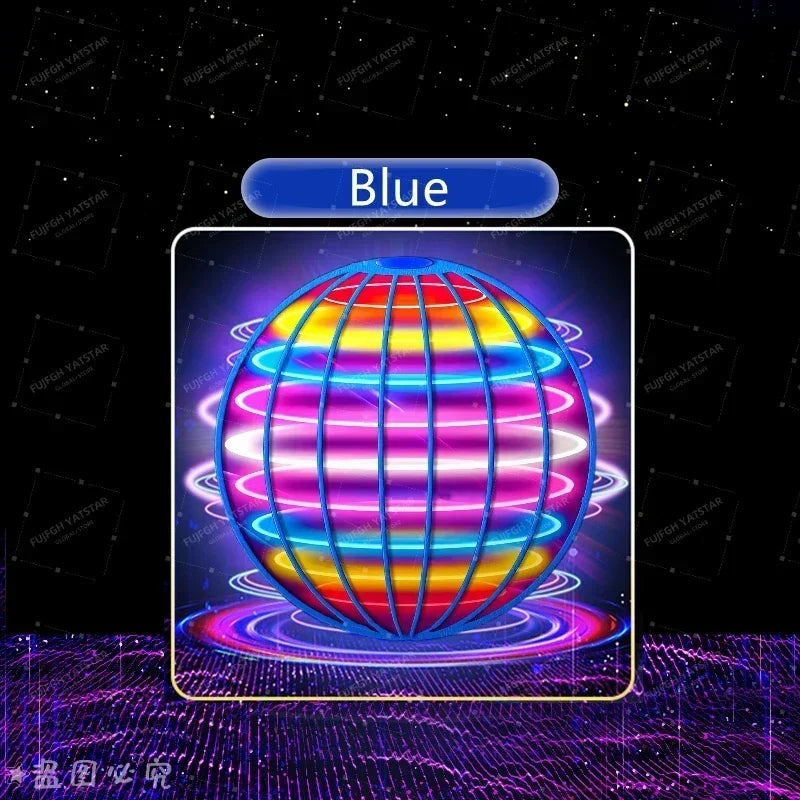 LED Flying Ball Hand-Controlled Spinner Toy