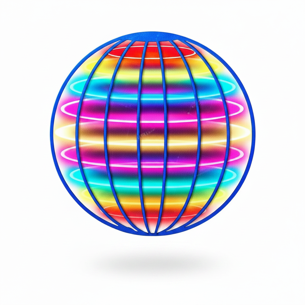 LED Flying Ball Hand-Controlled Spinner Toy