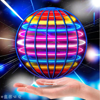 LED Flying Ball Hand-Controlled Spinner Toy