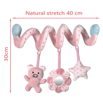 Baby Spiral Activity Bar with Mirror & Rattles