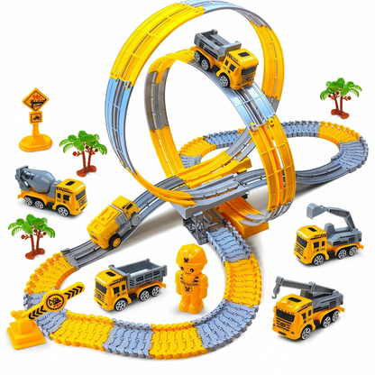 Anti-Gravity Dinosaur Race Track Set