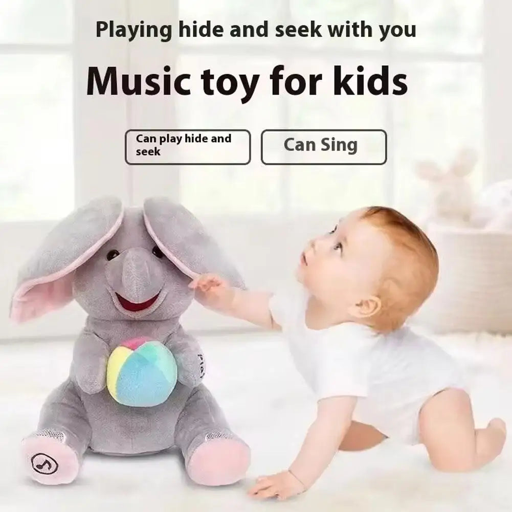 Hide & Seek Elephant Plush Toy with Songs
