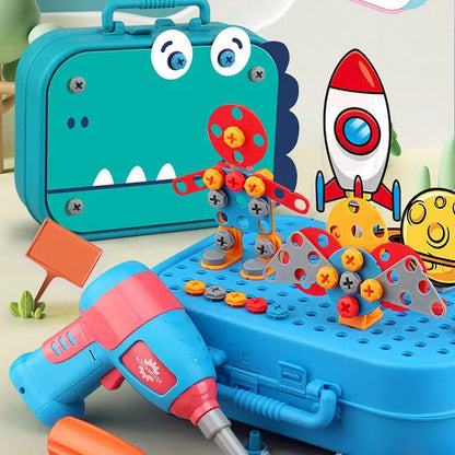 Kids Electric Drill Tool Set & 3D Puzzle