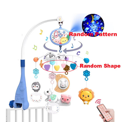 Baby Crib Mobile with Music, Lights & Projection