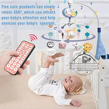 Baby Crib Mobile with Music, Lights & Projection