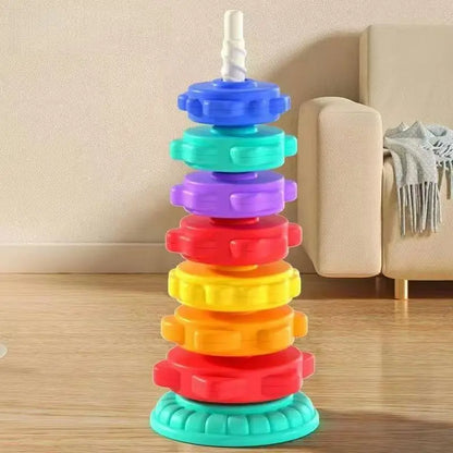 Montessori Rainbow Stacking Tower Puzzle