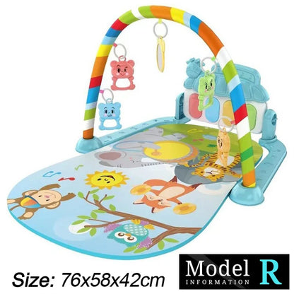 Baby Play Gym Mat with Piano & Music