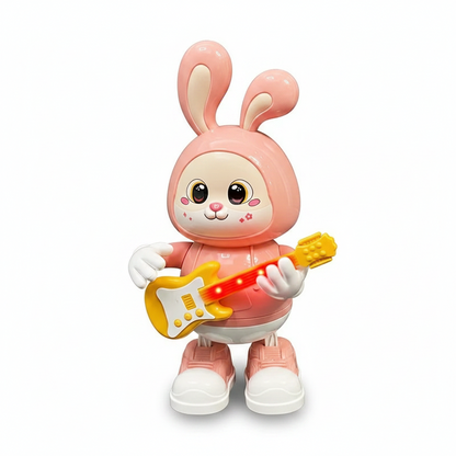 Dancing Bunny Guitarist Toy with Music & Lights