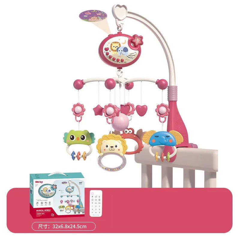 Baby Crib Mobile with Music, Lights & Projection
