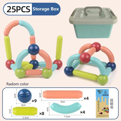 Magnetic Stick & Rod Building Blocks Set