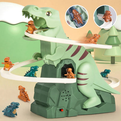 Electric Dinosaur Climbing Slide Toy with Music