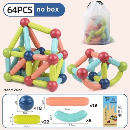 Magnetic Stick & Rod Building Blocks Set