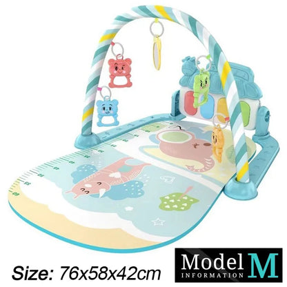 Baby Play Gym Mat with Piano & Music
